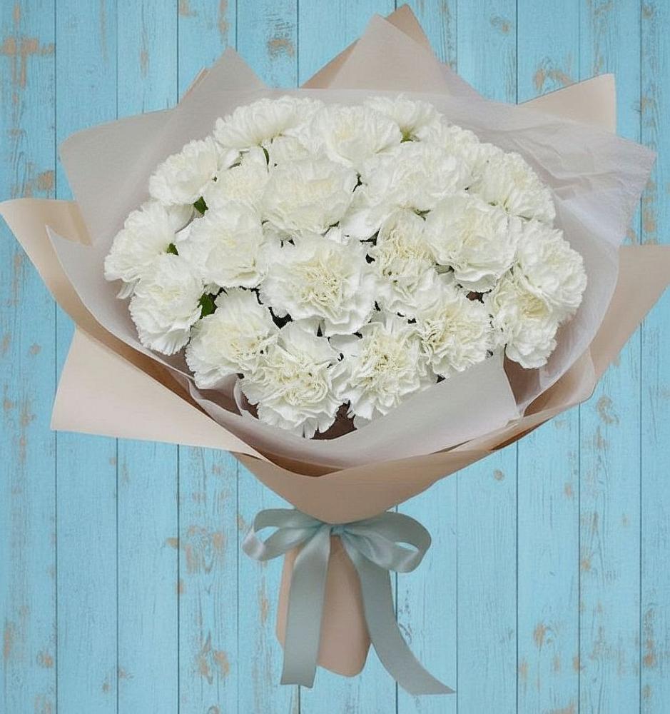 Букет цветов из: Гвоздики в Новоильинском