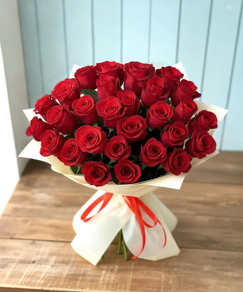 Букет 29 Красных роз в Новоильинском