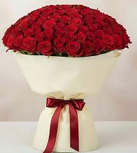 Букет 101 Красная роза Милано #REPLACE_PRED# Новоильинском