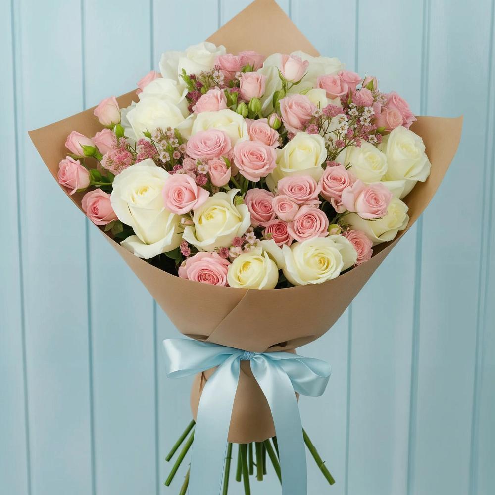 Букет цветов из: Розы в Новоильинском