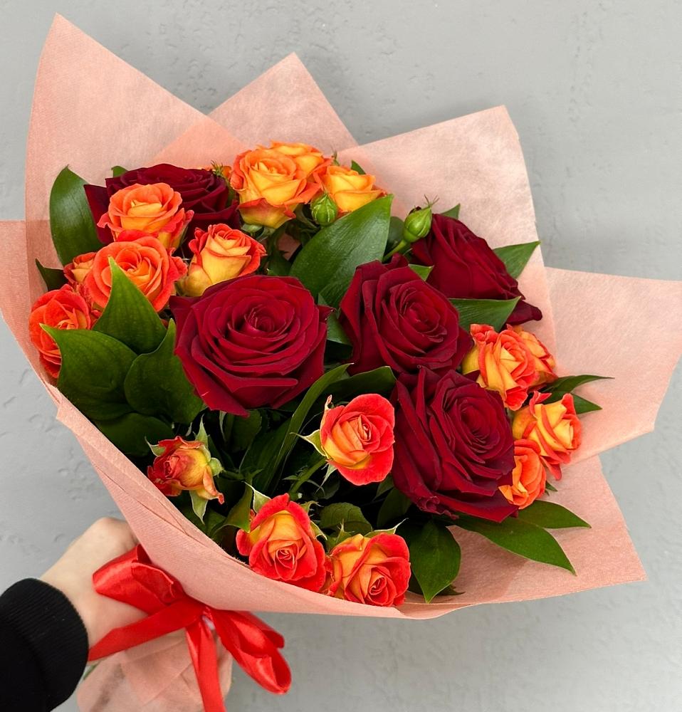 Букет Любовь и восторг в Новоильинском