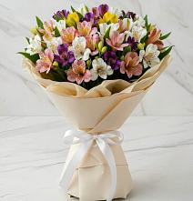 Букет цветов из:  Альстромерии #REPLACE_PRED# Новоильинском