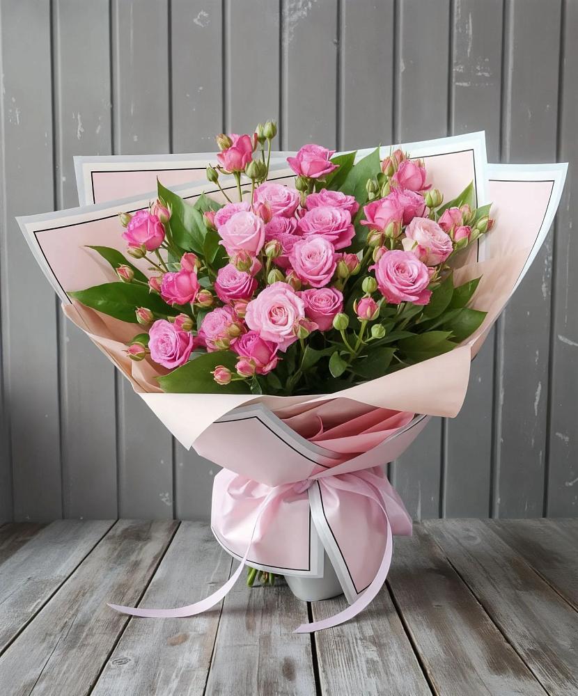 Букет Розовый кустик в Новоильинском