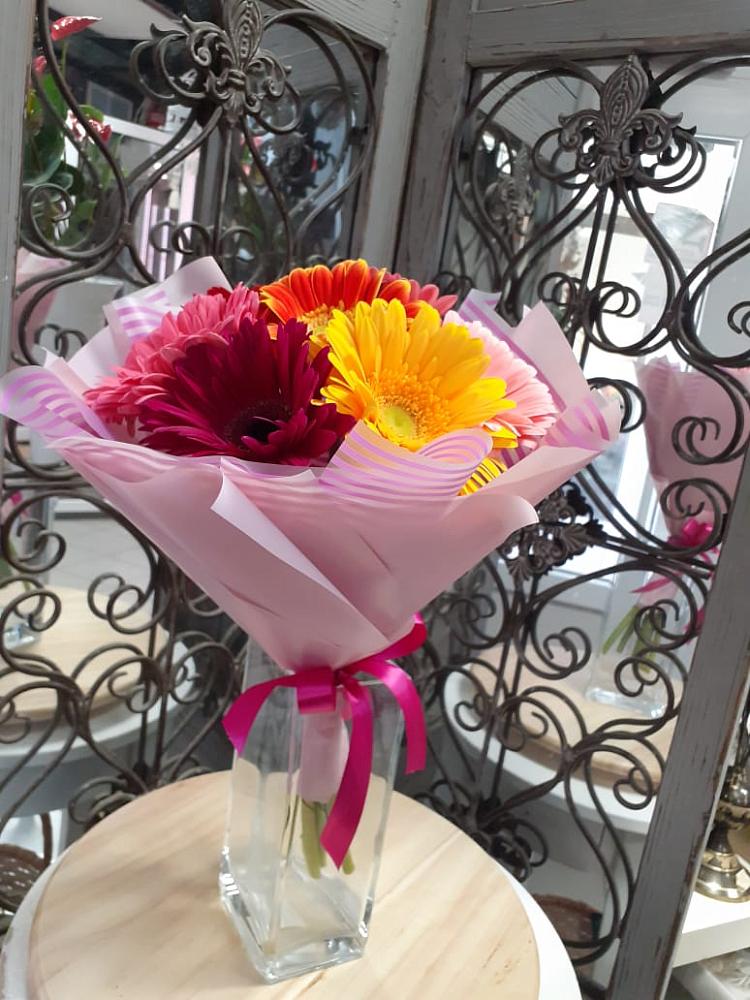 Букет цветов из: Герберы в Новоильинском