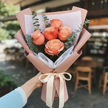 Букет цветов из:  Розы в Новоильинском