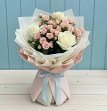 Букет цветов из:  Розы в Новоильинском