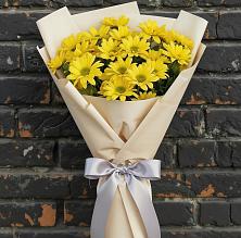 Букет цветов из:  Хризантемы #REPLACE_PRED# Новоильинском