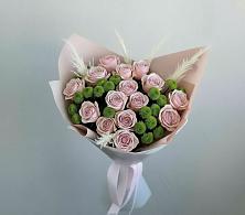 Букет цветов из:  Розы и Хризантемы в Новоильинском