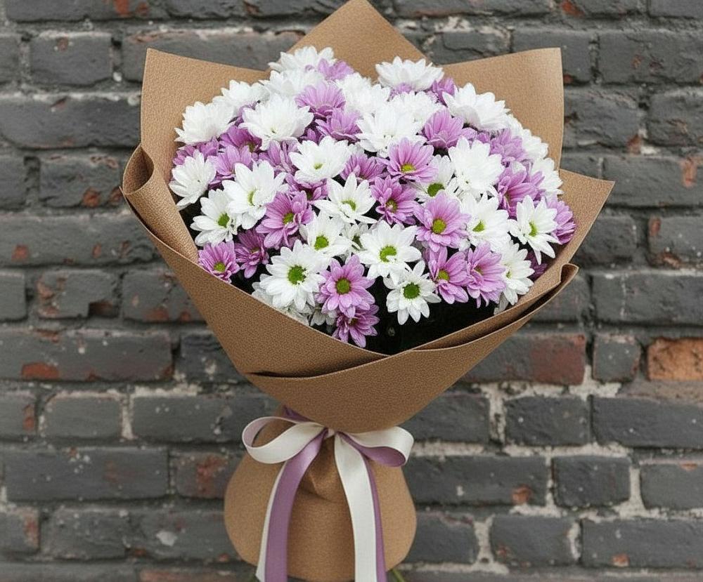 Букет цветов из: Хризантемы в Новоильинском