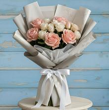 Букет цветов из:  Розы в Новоильинском