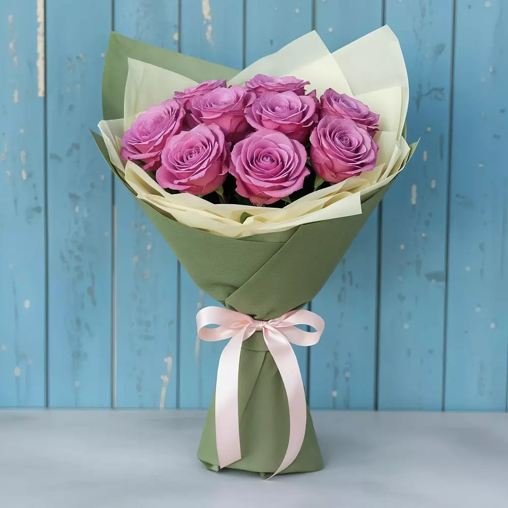 Букет Розы Фёрст Леди в Новоильинском