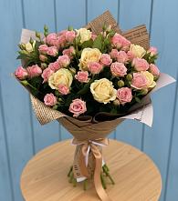 Букет цветов из:  Розы в Новоильинском