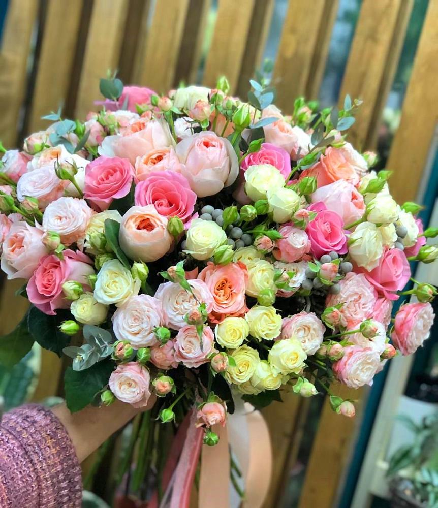 Букет цветов из: Розы в Новоильинском