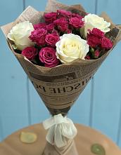 Букет цветов из:  Розы #REPLACE_PRED# Новоильинском
