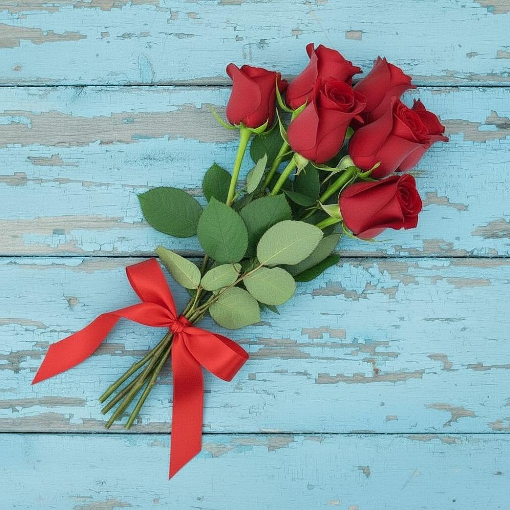 Букет Красные розы в Новоильинском