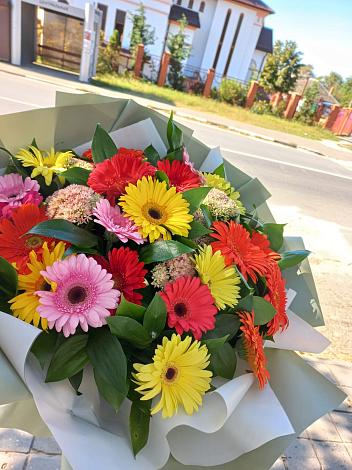 Букет цветов из: Герберы в Новоильинском
