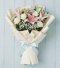 Букет цветов из:  Лилии в Новоильинском