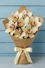 Букет цветов из:  Орхидеи и Розы в Новоильинском